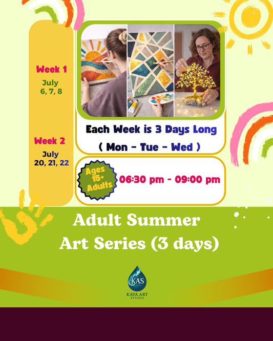 Adults Summer Art Series (3 days)