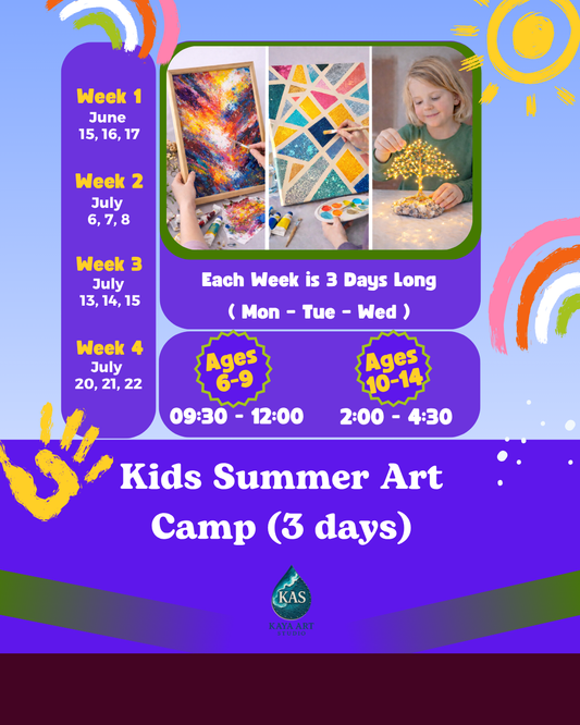 Kids Summer Art Camp (3 days)