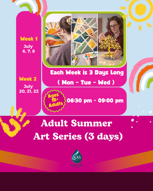 Adults Summer Art Series (3 days)